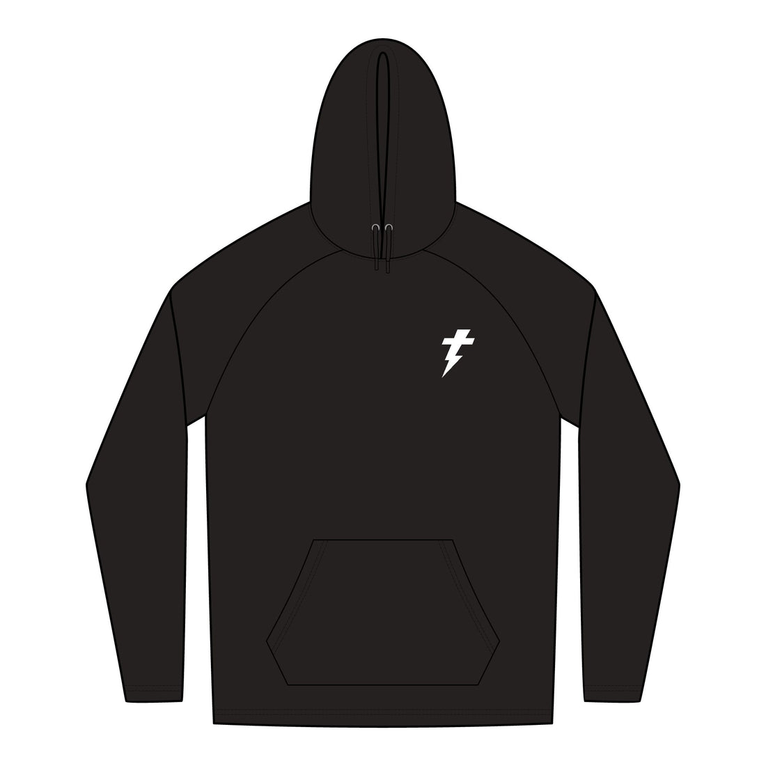 IN-LIGHT / NEW ERA - Lightweight Hoodie (Black)